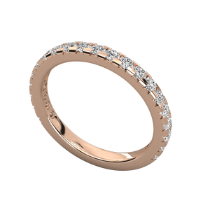 Bague pour femme en or 18 carats avec diamants de laboratoire, motif géométrique, anneaux en grappe pour mariages, bijoux en rhodium certifiés IGI - Product Image 5