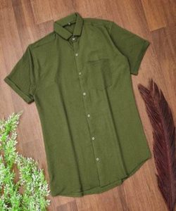 Camisetas informales con cuello en V para hombre, de secado rápido, transpirables, personalizables, color y logotipo, estilo callejero, tela tejida de diseño sólido, 200g - Product Image 1