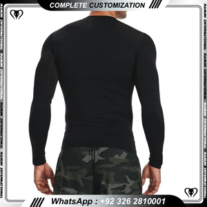 Camisa de compresión hecha a medida para hombre, camisetas deportivas de gimnasio para hombre - Product Image 2