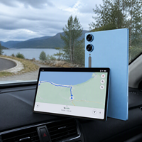 Tablette GPS Android 15 de 10,1 pouces, 16 Go de RAM, 256 Go de ROM, Octa Core, 4G 5G, double SIM, appels téléphoniques, écran capacitif pour la navigation automobile