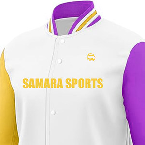 OEM personalizado hombres Letterman Varsity chaquetas cálido invierno béisbol bombardero mangas de cuero Chenille bordado Logo tela Varsity - Product Image 5
