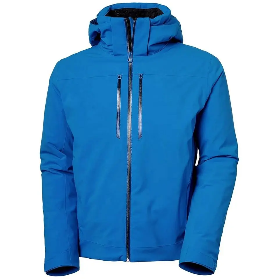 Customized Top Quality Technical Hooded Ski Jacket Waterproof Soft-shell Winter Ski Jacket Men ski jacket