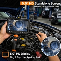 OEM G504 Endoscope automobile articulé ultra-mince 4,0 mm, marque privée, logo personnalisé, 100+