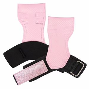 High Quality Custom Glitter Logo Gym <b>Hand</b> <b>Grips</b> for Weightlifting and Fitness Durable Rubber Exercise <b>Grip</b> - Product Image 2