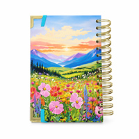 Carnet à spirale double personnalisé à couverture rigide avec pages lignées – Impression en gros pour carnets d'écriture