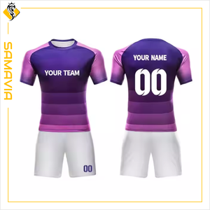 Custom Unisex Adults Rugby Uniform Set Breathable Sublimation Jerseys and <b>Shorts</b> Sportswear Style Rugby Shirt - Product Image 4