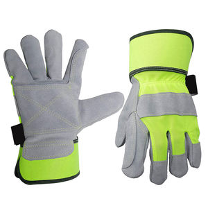 Guantes de Trabajo de Seguridad para Adultos de Alta Calidad, Color Verde y Gris, con Pantalla Táctil, Ecológicos y Transpirables para Uso en Exteriores - Precio Bajo - Product Image 1