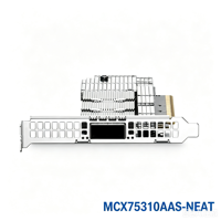 Carte réseau Ethernet Connect X-7 MCX75310AAS-NEAT 200GbE interne PCI Express 5.0 X16 QSFP112 Smart Adapter RDMA GPUDirect pour ordinateur de bureau
