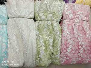 Tela de red bordada de buena calidad al por mayor para ropa de proveedor indio ideal para vestidos y Kurtis - Product Image 4