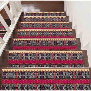 Alfombra estampada con diseño Kilim, patrón floral moderno, fácil de limpiar, alfombra para pasillos. - Product Image 4