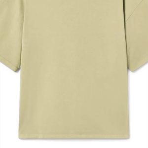 T-shirt pour homme surdimensionné à coupe ample, streetwear personnalisé, en coton peigné 100%, blanc uni, col rond, taille régulière, personnalisable, hip hop - Product Image 6