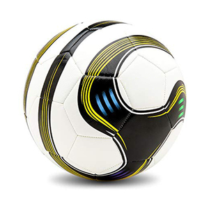 Ballons de football personnalisés Ballon à coudre professionnel en PVC taille 5 pour l'entraînement, le divertissement et les cadeaux - Product Image 1
