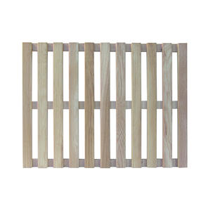 Plataforma de ducha de madera rectangular Producto de herramienta torneada - Product Image 2