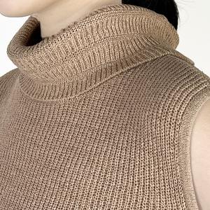 Top Selling Winter Oversized Breathable Female Pullover Cotton Drop Shoulder Knitted Women <b>Sweater</b> for Girls - Product Image 3