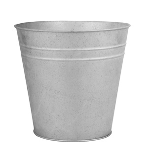 Maceta de hierro galvanizada y esmaltada redonda de estilo Vintage macetas de flores decorativas para el hogar y el jardín artesanías - Product Image 1