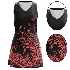 Robe de netball à sublimation imprimée sur mesure Robe de netball uniforme de netball pour femmes personnalisée Robe de netball de haute qualité - Product Image 6