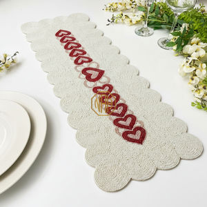 Handmade <b>Beaded</b> Table Runner <b>Placemat</b> Embroidered Multicolor Pattern Wholesale - Product Image 4