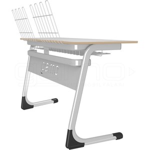 GM022-417 hiện đại đôi Laminate âm nhạc bàn Carbon bề mặt vật liệu kim loại cho văn phòng nhà hoặc trường học để sử dụng máy tính hoặc chơi game - Product Image 1