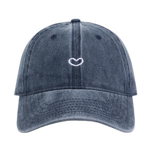 หมวกเบสบอลมีขอบโค้งทำจากผ้าฝ้ายโพลีเอสเตอร์/ โพลีเอสเตอร์6แผงสำหรับทั้งชายและหญิง - Product Image 3