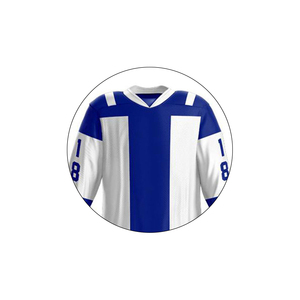 Logo personnalisé Sports d'équipe Vêtements de hockey sur glace Prix de gros Uniforme de hockey sur glace Tissu en maille pour uniforme de hockey imprimé par sublimation - Product Image 2