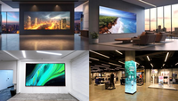 Módulo de Pantalla LED COB a Todo Color para Interiores M-shine, 320*160mm, Panel de Pantalla Digital RGB P1.53, Video Wall Micro LED, 600 Nits, HDR10