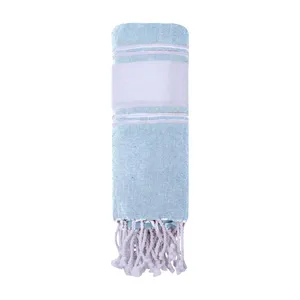 Serviette de plage en coton recyclé - Écologique et durable - Product Image 6