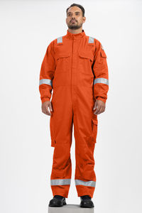 Uniforme personalizable de seguridad de construcción, directo de fábrica, ropa de trabajo de algodón transpirable, mono impermeable para electricistas - Product Image 4