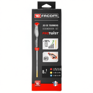 Jeu de tournevis Facom Protwist avec 2 supports, collection de 8 pièces - Product Image 3