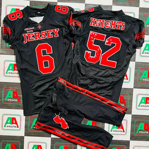 2025 maillot de Football américain personnalisé pantalon respirant matériel sergé broderie courte grande taille usine Pakistan vraies Photos vidéos - Product Image 4