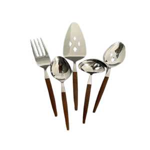 Juego de cubiertos de metal de diseño hecho a mano hogar hotel restaurante vajilla catering juego de cubiertos de metal de diseño único - Product Image 3