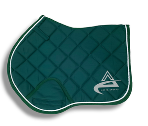 Coussin de selle en coton anti-rétrécissement respirant avec remplissage en mousse grande taille pour tapis de selle de course de chevaux de saut équestre - Product Image 3