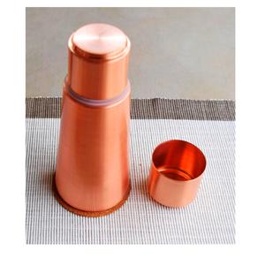 TOP SELLING Personalized Handmade Copper <b>Water</b> <b>Bottle</b> Moradabad Handicraft Thermal Insulation Anti-Corrosion Coating Custom Logo - Product Image 6