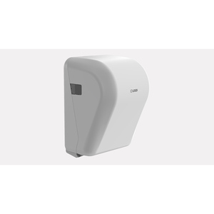 Distributeur de papier essuie-tout blanc Autocut Elegance en plastique ABS B2B - Product Image 1
