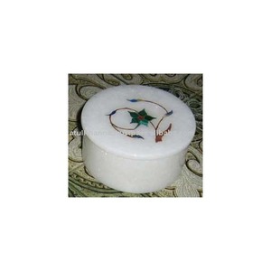 White Marble <b>Pill</b> Gifts Box - Product Image 1