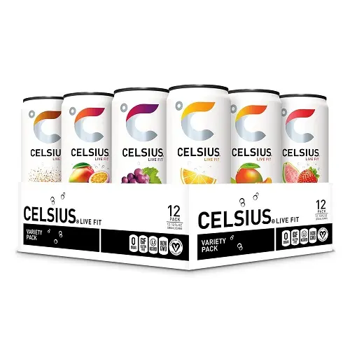 Bevanda energetica Celsius Live Fit Kiwi Guava (confezione da 4)