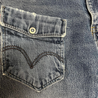 Fabricants de jeans sur mesure, jeans évasés à patchs pour hommes