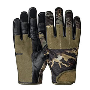 Gants de chasse en cuir personnalisés en gros, gants confortables à doigts complets pour l'entraînement au paintball, accessoire pour la chasse et le tir - Product Image 6