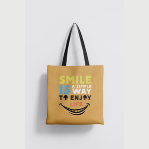 Bolsa de algodón estampada Bolsa de compras ecológica ligera para todas las ocasiones y multiusos - Product Image 1