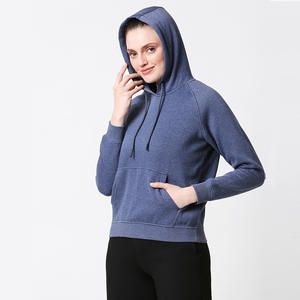 Sudadera gruesa mujer casual sólido manga larga suelta fit tops pullover mujer Otoño Invierno mujer gruesa cálida polar sudaderas con capucha - Product Image 1