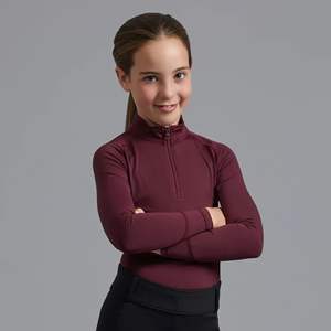 เสื้อผ้าขี่ม้าสำหรับเด็กที่สวยงามเสื้อซับในเสื้อสำหรับขี่ม้าเสื้อสำหรับเด็กสวมใส่สบายเนื้อผ้าเทคนิคดีไซน์ตามสั่ง - Product Image 5