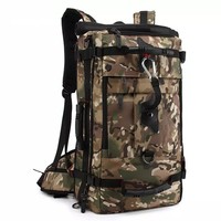 Sac à dos de montagne multifonctionnel 3-en-1 imperméable avec logo personnalisé pour hommes, randonnée en plein air, camping, voyage, OEM ODM