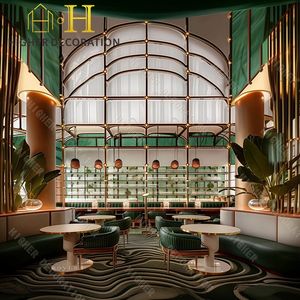 Exhibidores Personalizados para Restaurantes Románticos, Muebles para Restaurantes, Mostrador para Cafeterías, Diseño de Decoración de Interiores para Restaurantes - Product Image 4