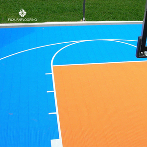 Piso para <span class=keywords><strong>Cancha</strong></span> de Baloncesto de 20x20 Pies, para Exteriores, DIY, con Tamaño y Color Personalizables, Baldosas Modulares Encajables para Canchas Deportivas - Product Image 6