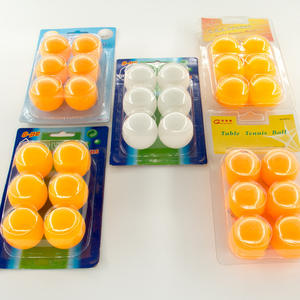 Balle de tennis de table 2026, vente directe d'usine, personnalisation OEM acceptée, 40 mm, sans couture, emballée sous blister en PP - Product Image 1