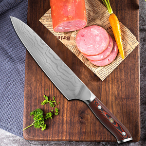 มีดเชฟเหล็กดามัสกัสใช้ในครัวแบบมืออาชีพใช้ในครัวใบมีดคมสำหรับใช้ในครัว - Product Image 5