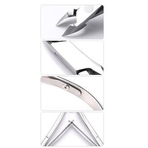 Herramienta para Decoración de Uñas, Cortaúñas de Color Plateado OEM, Pinza con Logotipo Personalizado Impreso, Removedor de Piel Muerta Transparente - Product Image 3