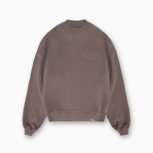 New Arrival Men's Cotton Fleece Crew Neck Hoodie Custom Logo Sweatshirt Solid Pattern Streetwear Breathable Quick Dry Pocket - Product Image 2