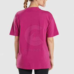 เสื้อยืดผ้าฝ้ายสีทึบของผู้หญิงระบายอากาศน้ำหนักเบาเป็นมิตรต่อสิ่งแวดล้อมสำหรับฤดูร้อน - Product Image 2
