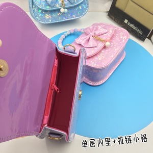 Factory Direct Fashion Bow Princess Candy <b>Bag</b> Little Girls <b>Mini</b> Crossbody Shoulder Coin Purse - Product Image 6
