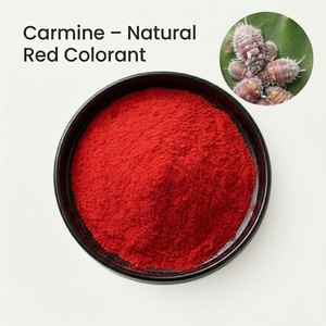 Estratto di Cocciniglia in Polvere, Grado Alimentare/Cosmetico, Colorante Rosso Naturale E120, Polvere di Carminio per Bevande, Alimenti e Rossetti - Product Image 1